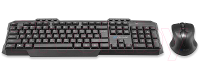 Клавиатура+мышь Oklick 205MK (черный)