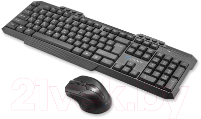 Клавиатура+мышь Oklick 205MK (черный)
