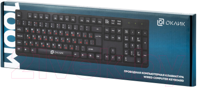 Изображение товара Клавиатура Оклик 100M HW3 (черный)