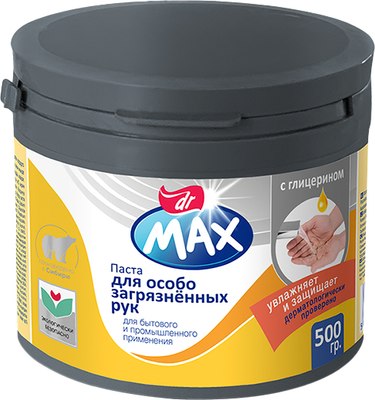 Очиститель для рук Dr. Max New с глицерином (500г) - 