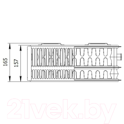 Изображение товара Радиатор стальной Лемакс Valve Compact тип 33 300x500 Universal