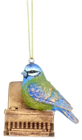 

Елочная игрушка, Aviary. Голубая синица на пишущей машинке / 14042-2