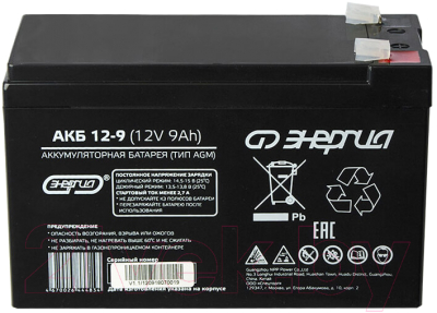 Изображение товара Батарея для ИБП Энергия АКБ 12-9