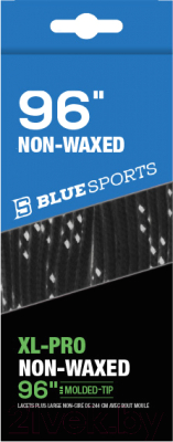 Изображение товара Шнурки для коньков Bluesports Xl-Pro 96 (244см, черный)