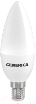Лампа Generica C35 12Вт Свеча 4000К E14 230В / LL-C35-12-230-40-E14-G