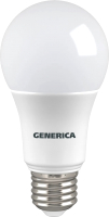

Лампа Generica, A60 15Вт Грушевидная 4000К E27 230В / LL-A60-15-230-40-E27-G