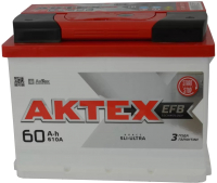 Автомобильный аккумулятор АкТех EFB 6СТ-60 Евро / ATEFB60ЗR (60 А/ч) - 