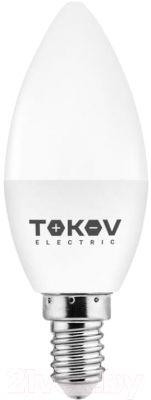 Лампа Tokov Electric 7Вт С37 4000К Е14 176-264В / TKE-C37-E14-7-4K