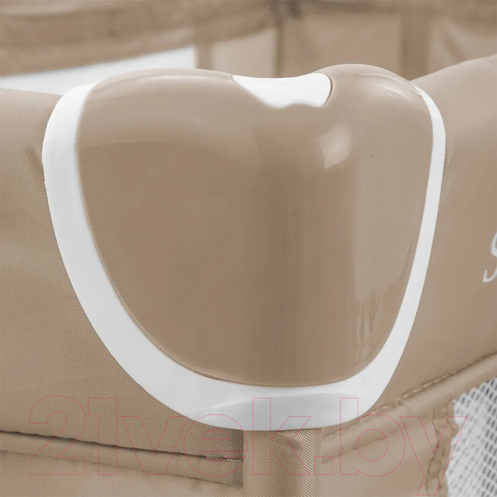 Кровать-манеж INDIGO Summer 1 уровень (бежевый) — фото 8