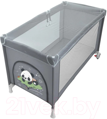Изображение товара Кровать-манеж INDIGO Summer 1 уровень (серый)