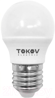 Лампа Tokov Electric 10Вт G45 6500К Е27 176-264В / TKE-G45-E27-10-6.5K