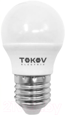 Лампа Tokov Electric 10Вт G45 4000К Е27 176-264В / TKE-G45-E27-10-4K