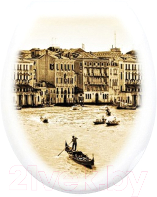 Сиденье для унитаза Fovero Венеция 208 (белый)