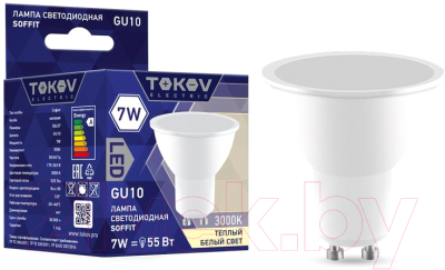 Лампа Tokov Electric 7Вт Soffit 3000К GU10 176-264В / TKE-MR16-GU10-7-3K