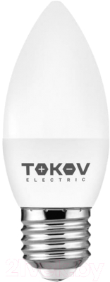 Лампа Tokov Electric 7Вт С37 4000К Е27 176-264В / TKE-C37-E27-7-4K