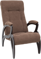 Кресло мягкое Glider 51 585x870x990 (Verona Brown/венге) - 