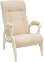 Кресло мягкое Glider 51 585x870x990 (Verona Vanilla/дуб шампань) - 