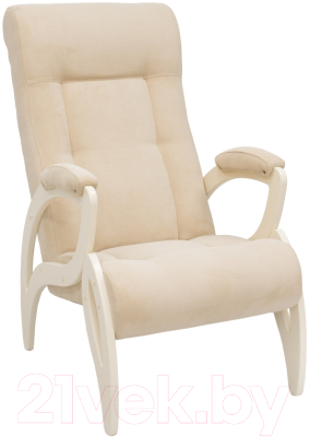 Кресло мягкое Glider 51 585x870x990 (Verona Vanilla/дуб шампань)