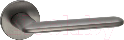 Ручка дверная Puerto Slim Ристретто / INAL 546-06 Slim MBN (матовый черный никель)