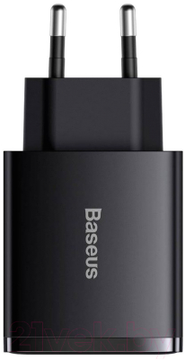 Адаптер питания сетевой Baseus Compact Quick Charger / CCXJ-E01 (черный)