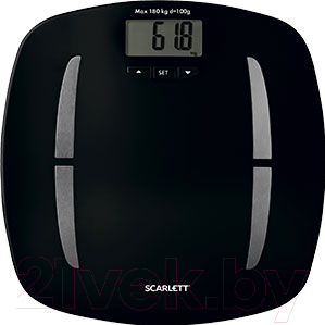Напольные весы электронные Scarlett SC-BS33ED83 (черный)