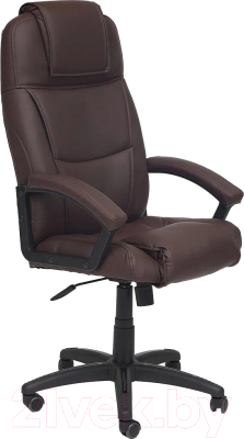 Кресло офисное Tetchair Bergamo кожзам (коричневый 36-36)