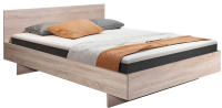 Двуспальная кровать Барро КР-017.11.02-15 160x186 (дуб сонома) - 