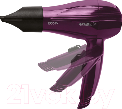 Компактный фен Scarlett SC-HD70T24 (фиолетовый)