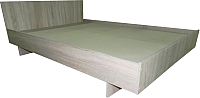 Полуторная кровать Барро КР-017.11.02-18 140x190 (дуб сонома) - 