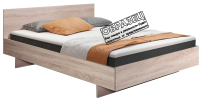 Полуторная кровать Барро КР-017.11.02-18 140x190 (дуб сонома) - 