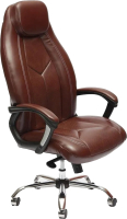 

Кресло офисное Tetchair, Boss люкс кожзам/хром
