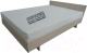 Односпальная кровать Барро КР-017.11.02-12 90x200 (дуб молочный) - 
