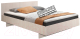 Полуторная кровать Барро КР-017.11.02-13 120x186 (дуб молочный) - 
