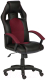 Кресло геймерское Tetchair Driver экокожа/ткань (черный/бордовый) - 