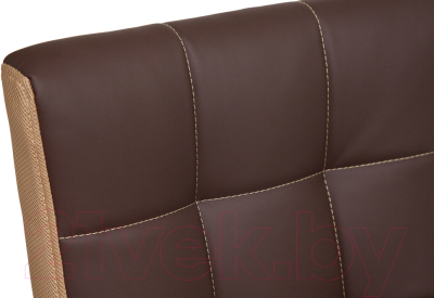 Кресло офисное Tetchair Trendy экокожа/ткань (коричневый/бронзовый)