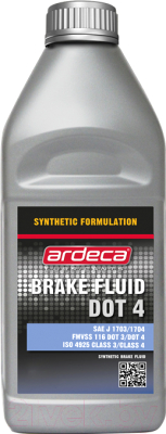 Тормозная жидкость Ardeca Brake Fluid DOT 4 (0.5л)