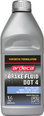 Тормозная жидкость Ardeca Brake Fluid DOT 4 (1л)