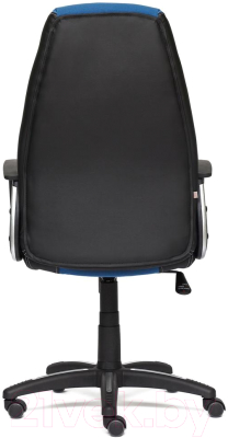 Кресло офисное Tetchair Inter экокожа/ткань (черный/синий/серый)