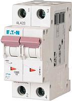 

Выключатель автоматический Eaton, PL7 2P 20A С 10кА 2М / 263360