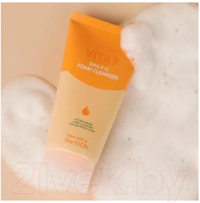 Пенка для умывания The Yeon Vita7 Daily-C Foam Cleanser (30мл)