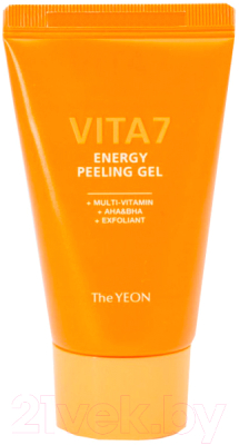Пилинг для лица The Yeon С AHA-BHA кислотами Vita7 Energy Peeling Gel (30мл)