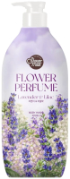 Гель для душа KeraSys Shower Mate Flower Perfume Purple Flower (900мл) - 