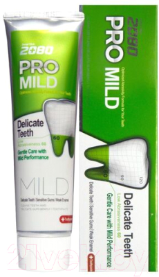 Зубная паста KeraSys Dental Clinic 2080 Pro Mild Мягкая защита (125г)