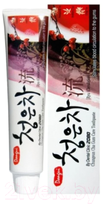 Зубная паста KeraSys Dental Clinic Chungeun Cha Ryu Gum Cо вкусом красного чая (125г)