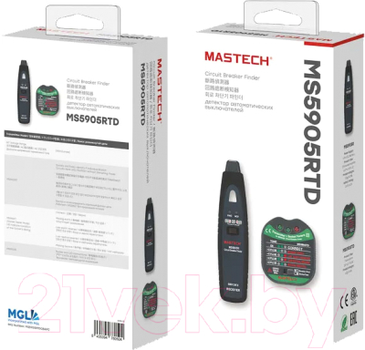 Тестер розетки Mastech MS5905RTD