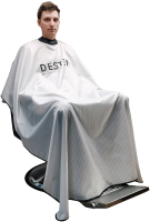 Накидка парикмахерская Destin Premium Barber Cape  (белый) - 