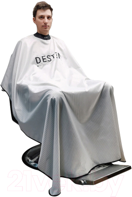 Накидка парикмахерская Destin Premium Barber Cape  (белый)