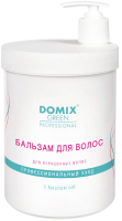 Бальзам для волос Domix Green Для окрашенных волос с маслом ши (1л) - 