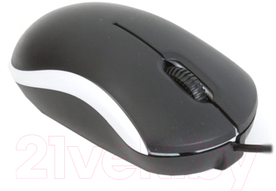 Мышь Omega OM-07 3D / OM07VW (черный/белый)