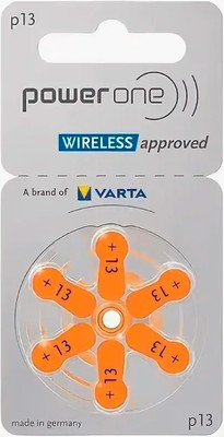 

Комплект батареек, 13 PR48 для слуховых аппаратов